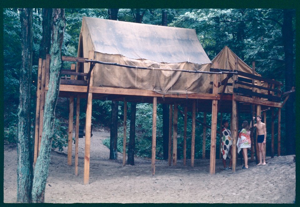 Camp Gray tent platforms 1975-1